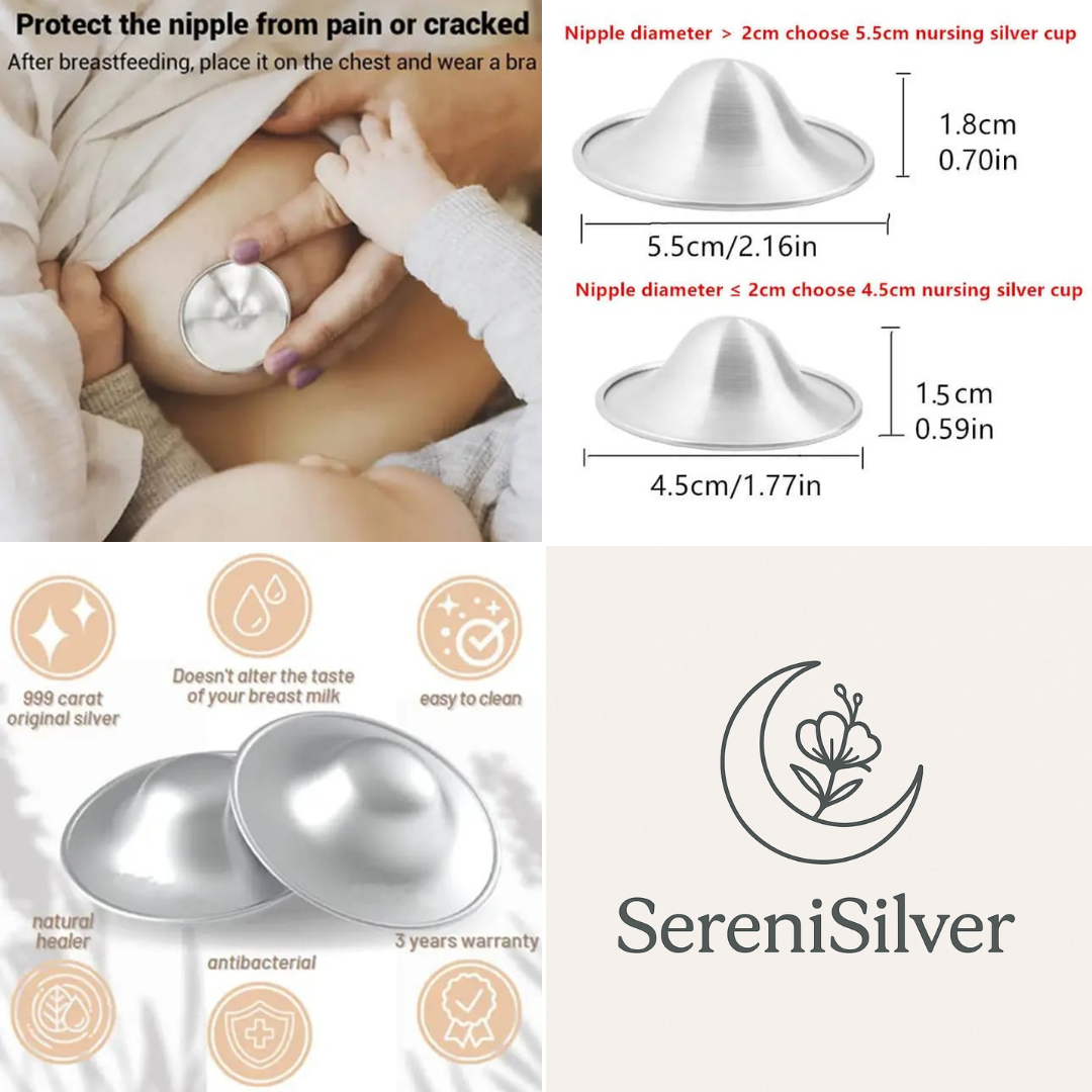 SereniSilver Nursing Silver Cups